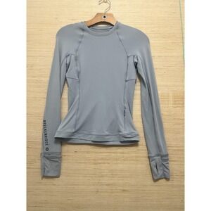 Lululemon Pullover Womens 2 Breckenridge Run Swiftly Tech Long Sleeve Zip Pocket